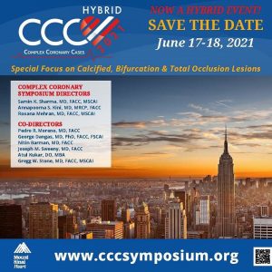 CCC Symposium Complex Coronary Valvular and Vascular Cases Conference Hybrid 2021