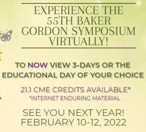 The Baker Gordon Symposium 55th Annual Meeting 2021