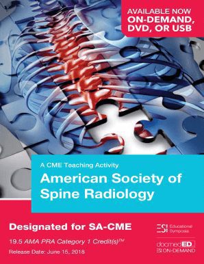 DocmedED 2018 American Society of Spine Radiology