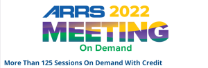 ARRS Annual Meeting On demand 2022