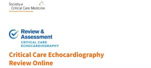 SCCM Critical Care Echocardiography Review Online 2024