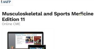 AAFP Musculoskeletal and Sports Medicine Edition 11 2025