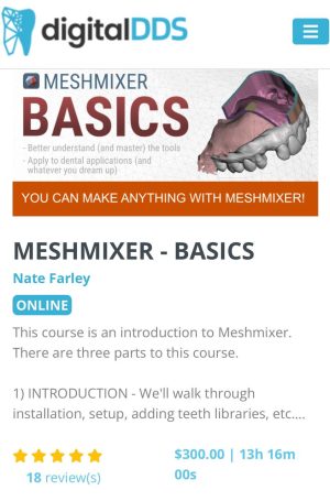 DigitalDDS – Meshmixer Basics – By: Nate Farley